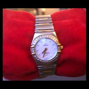 Omega Jewelry - Omega Constellation w/ Diamond Bezel Omega Jewelry - Omega Constellation w/ Diamond Bezel